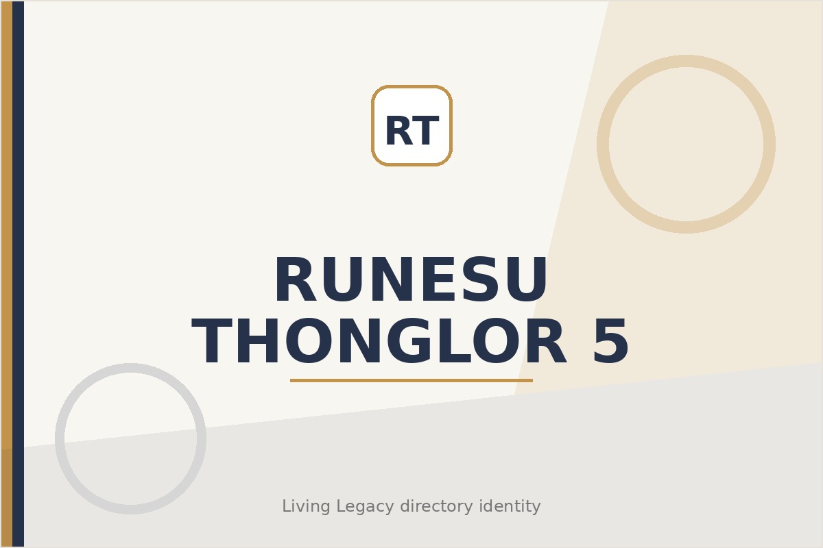 Runesu Thonglor 5 project