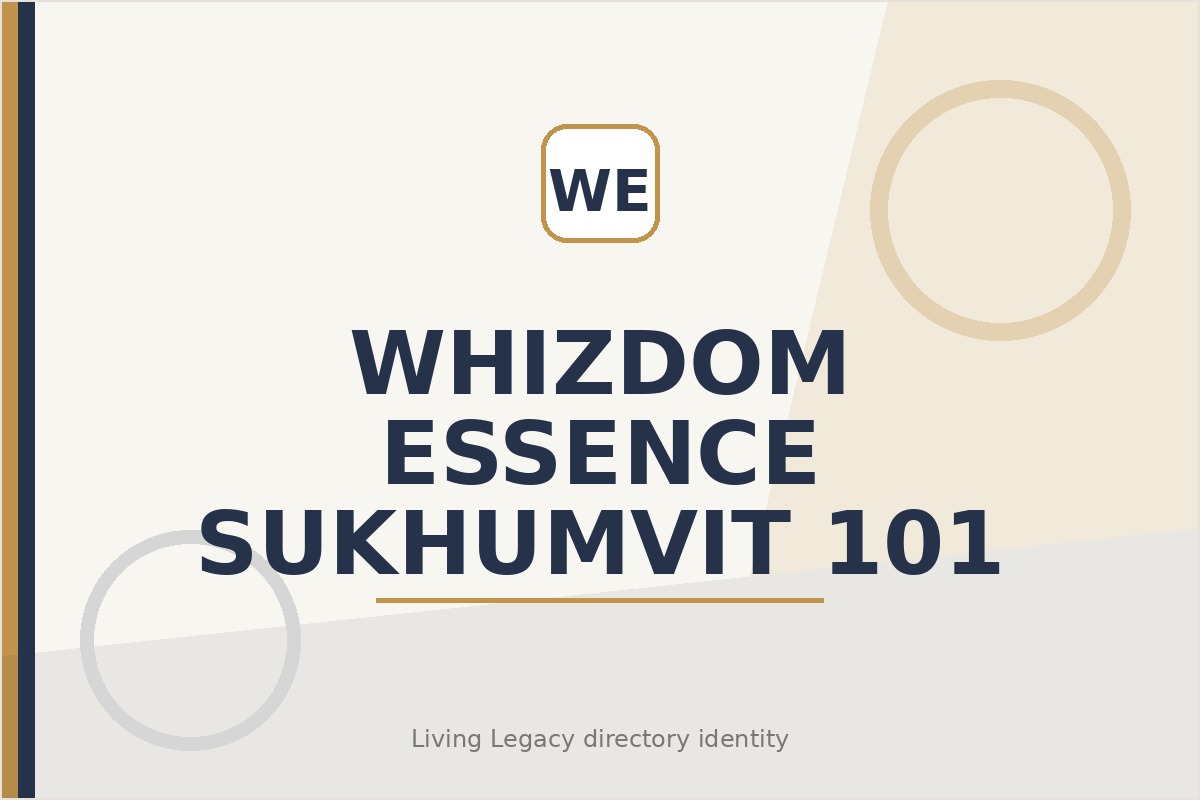 Whizdom Essence Sukhumvit 101 project