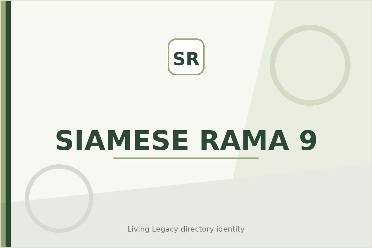 Siamese Rama 9 project