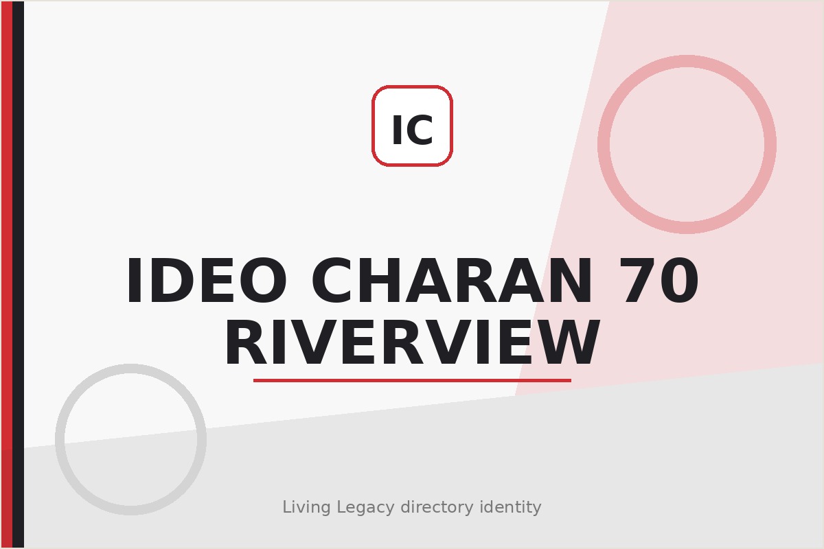 Ideo Charan 70 - Riverview project