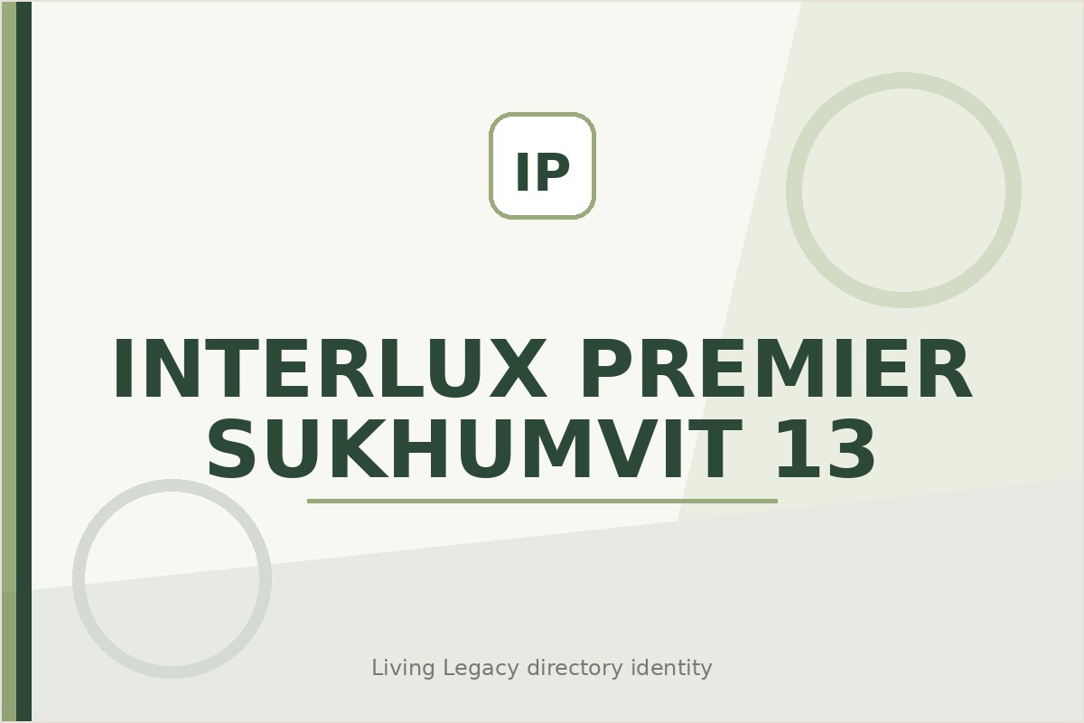 Interlux Premier Sukhumvit 13 project