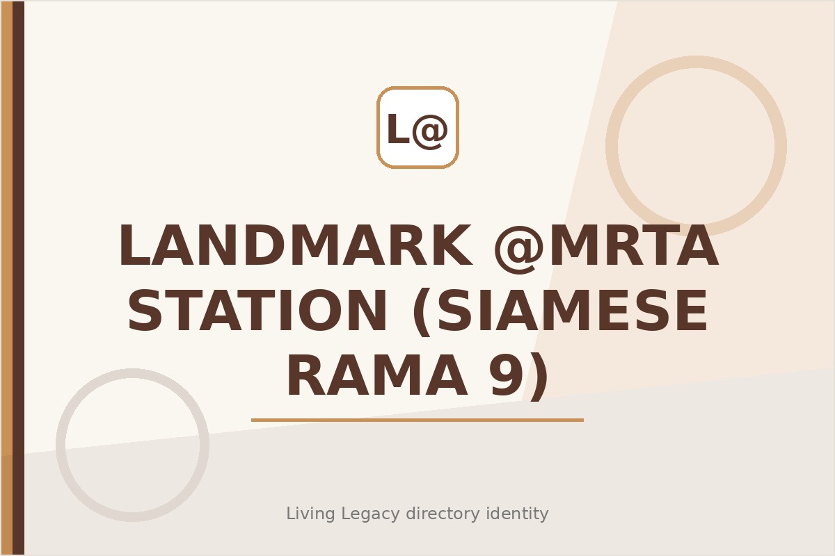 Landmark @Mrta Station (Siamese Rama 9) project