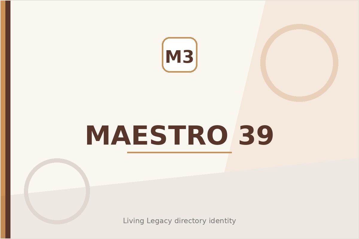 Maestro 39 project