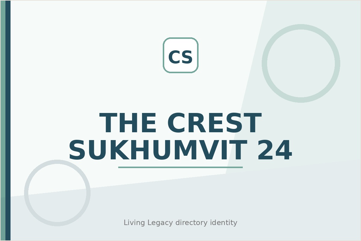 The Crest Sukhumvit 24 project