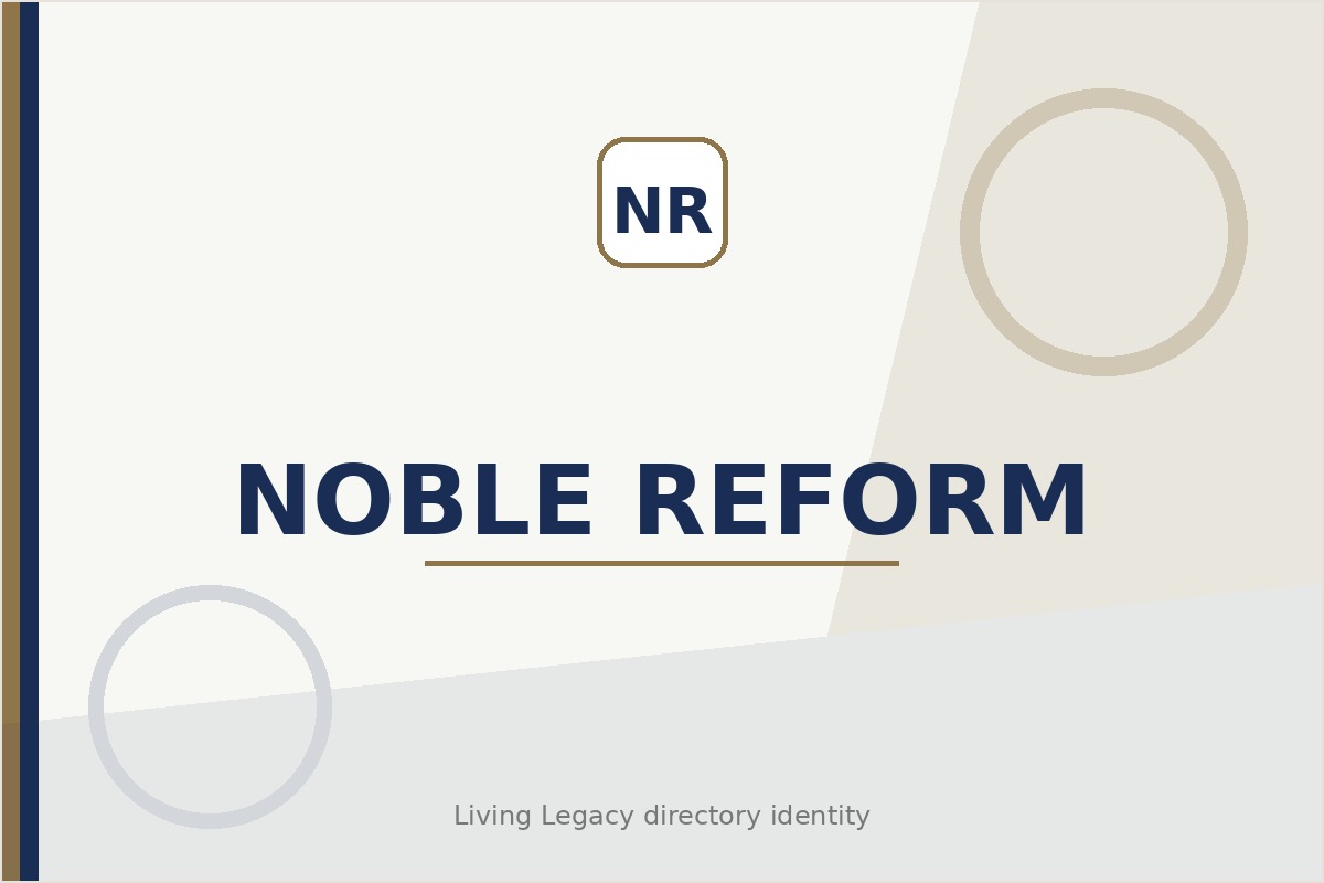 Noble Reform project