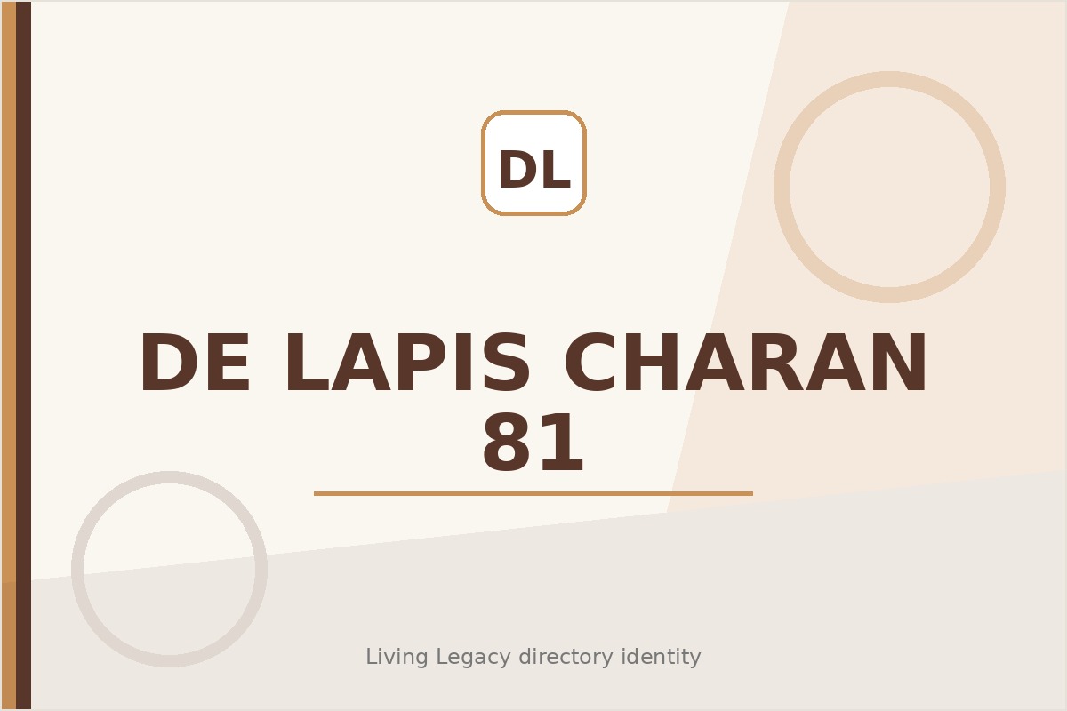 De Lapis Charan 81 project