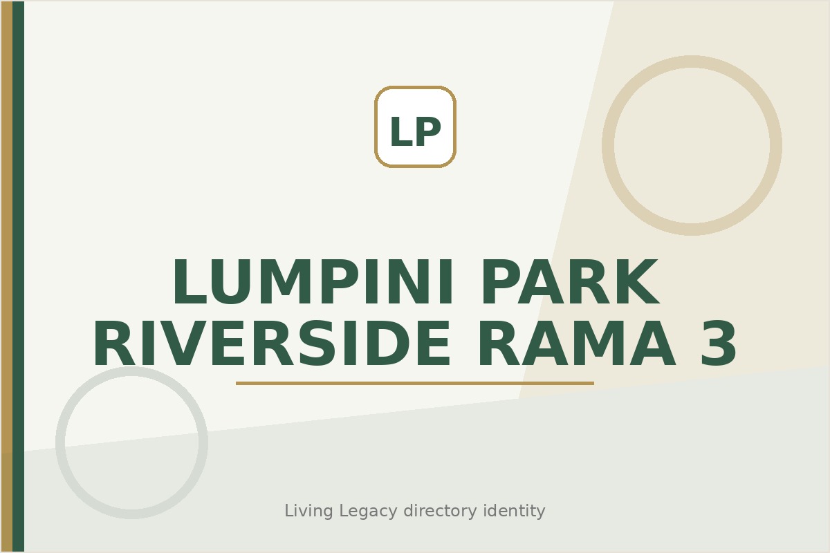 Lumpini Park Riverside Rama 3 project