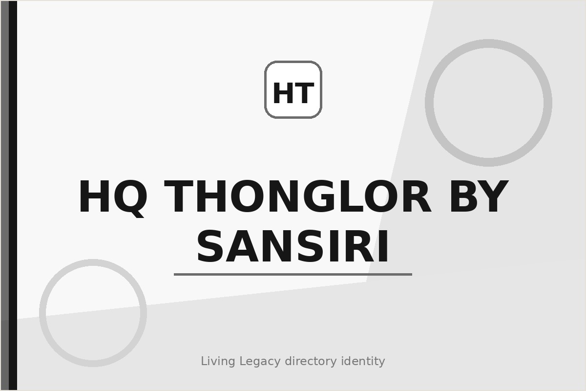 Hq Thonglor By Sansiri project
