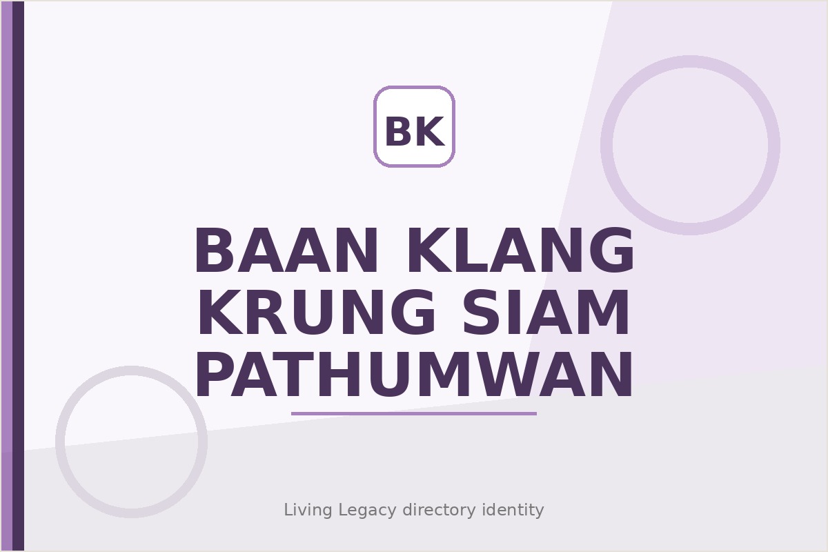 Baan Klang Krung Siam - Pathumwan project