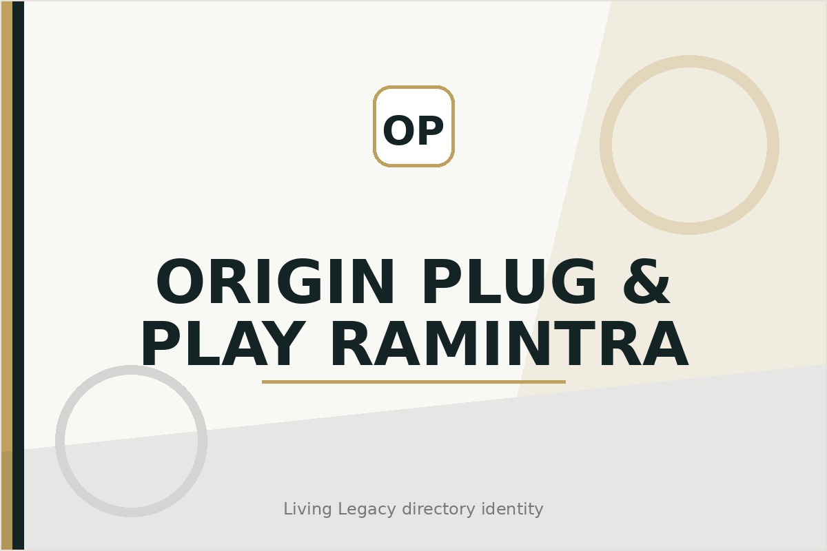 Origin Plug & Play Ramintra project