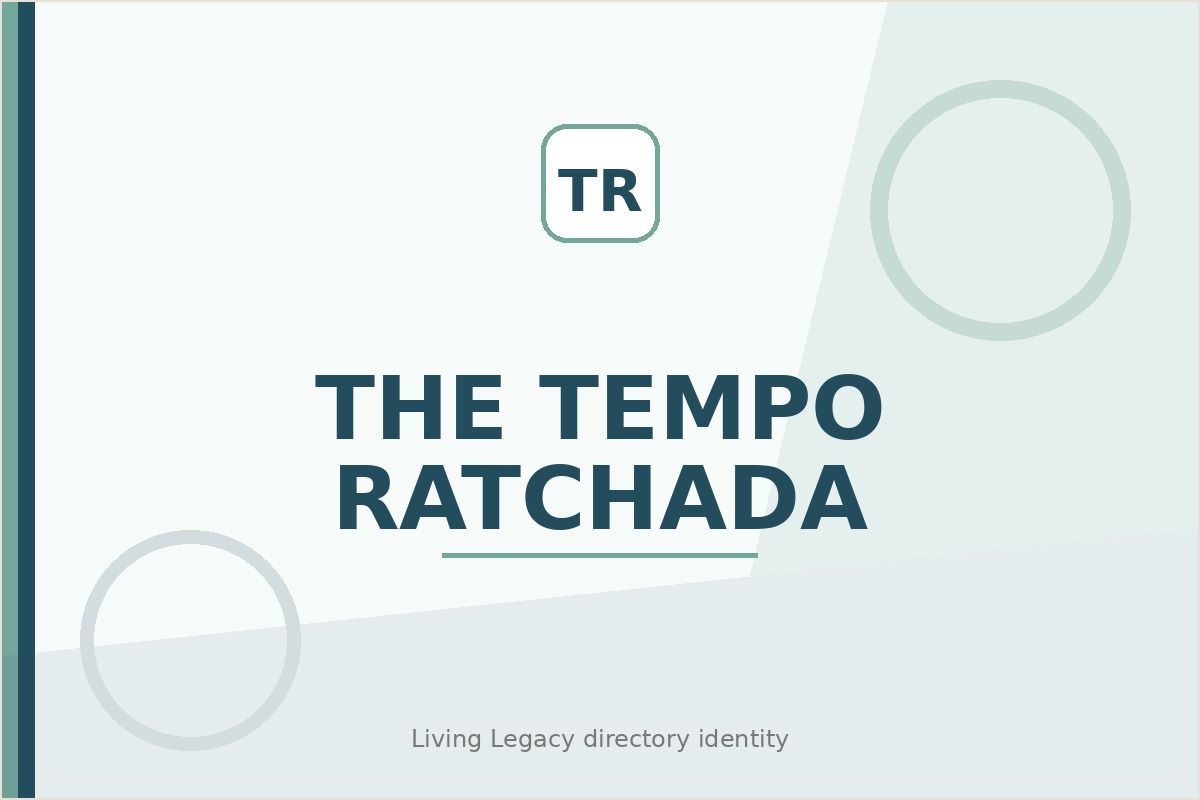 The Tempo Ratchada project