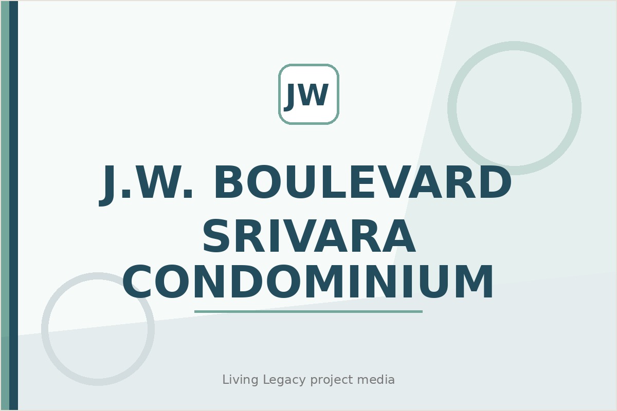 J.W. Boulevard Srivara Condominium project