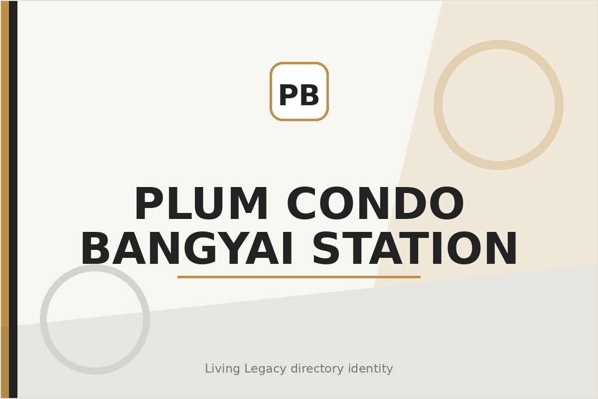 Plum Condo Bangyai Station project