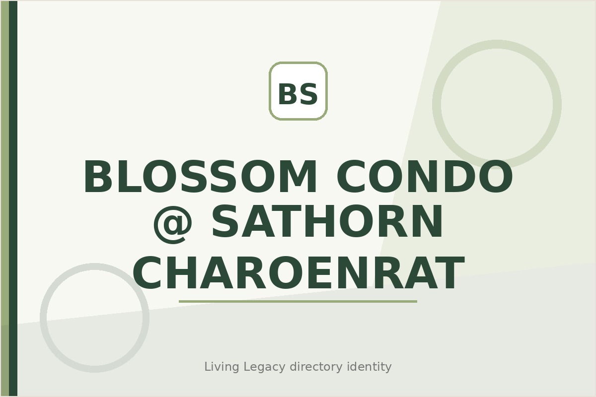 Blossom Condo @ Sathorn - Charoenrat project