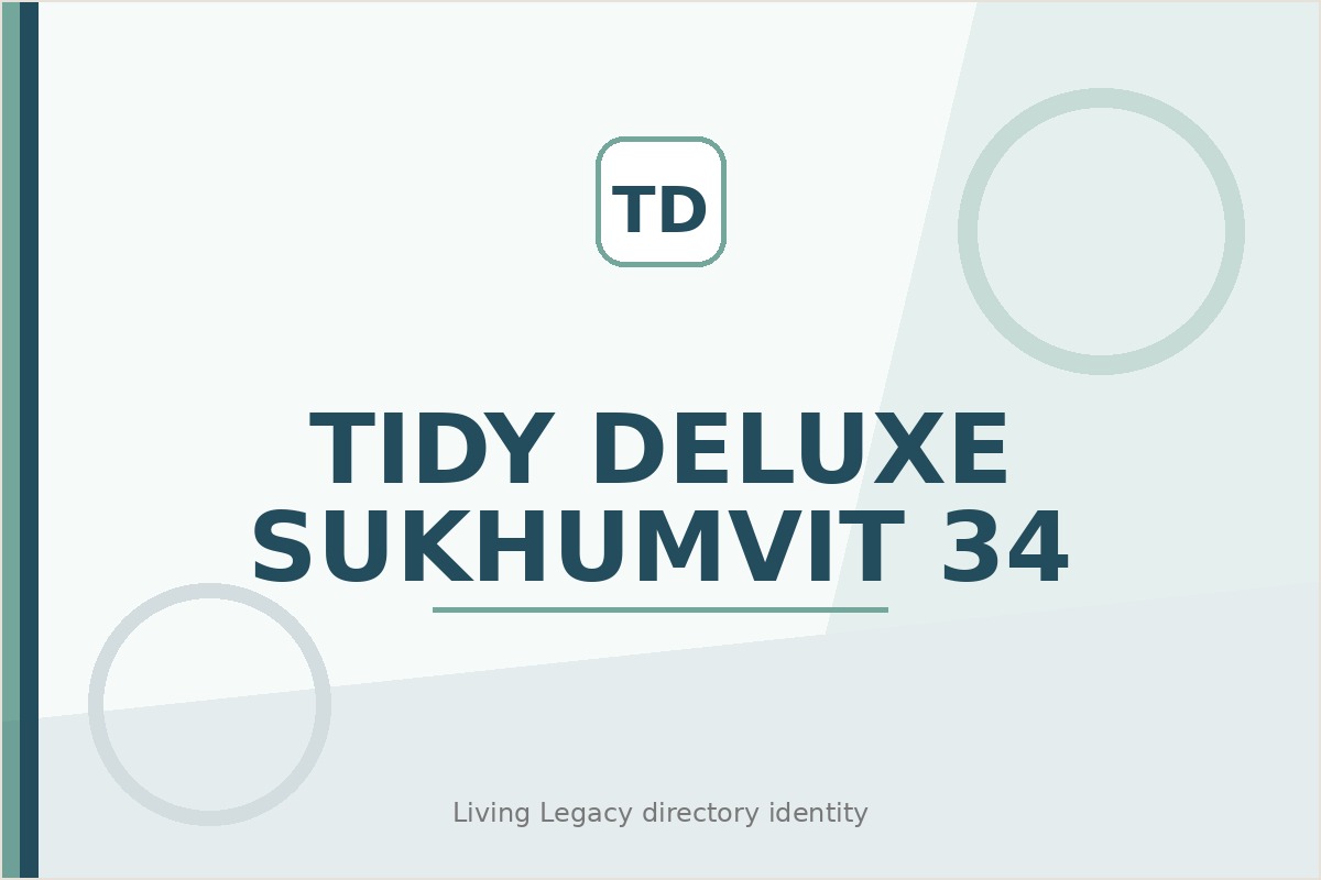 Tidy Deluxe Sukhumvit 34 project