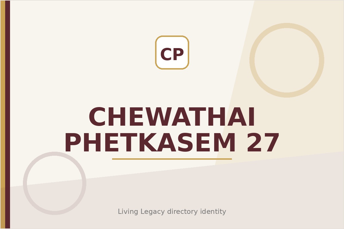 Chewathai Phetkasem 27 project