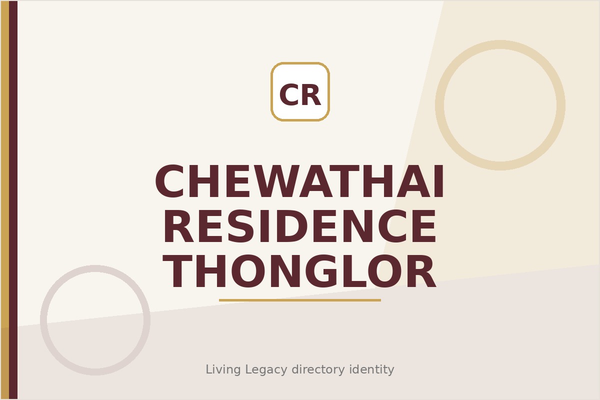 Chewathai Residence Thonglor project