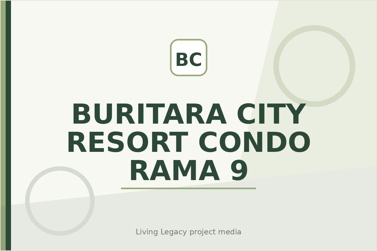 Buritara City Resort Condo Rama 9 project
