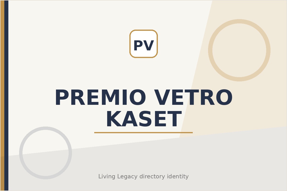 Premio Vetro Kaset project
