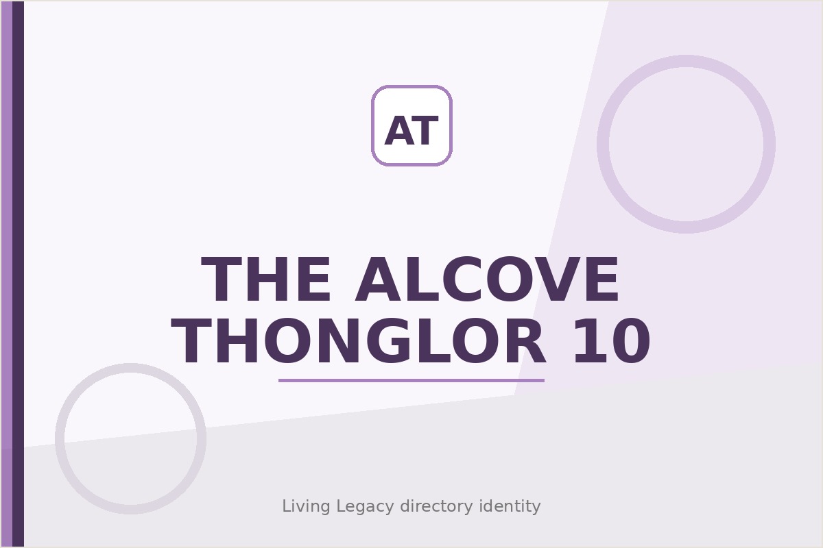 The Alcove Thonglor 10 project