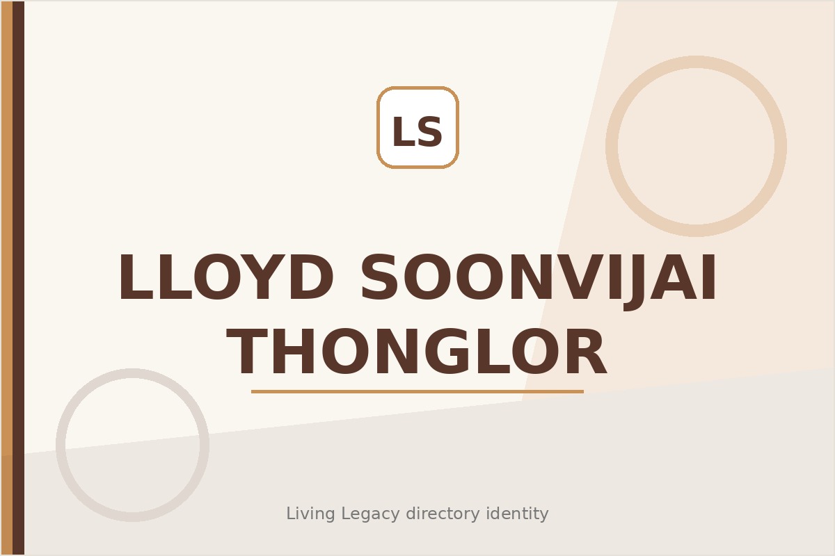Lloyd Soonvijai - Thonglor project
