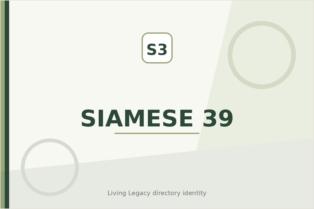 Siamese 39 project