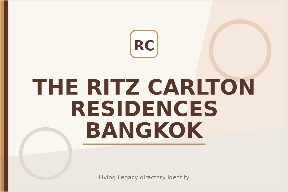 The Ritz - Carlton Residences Bangkok project