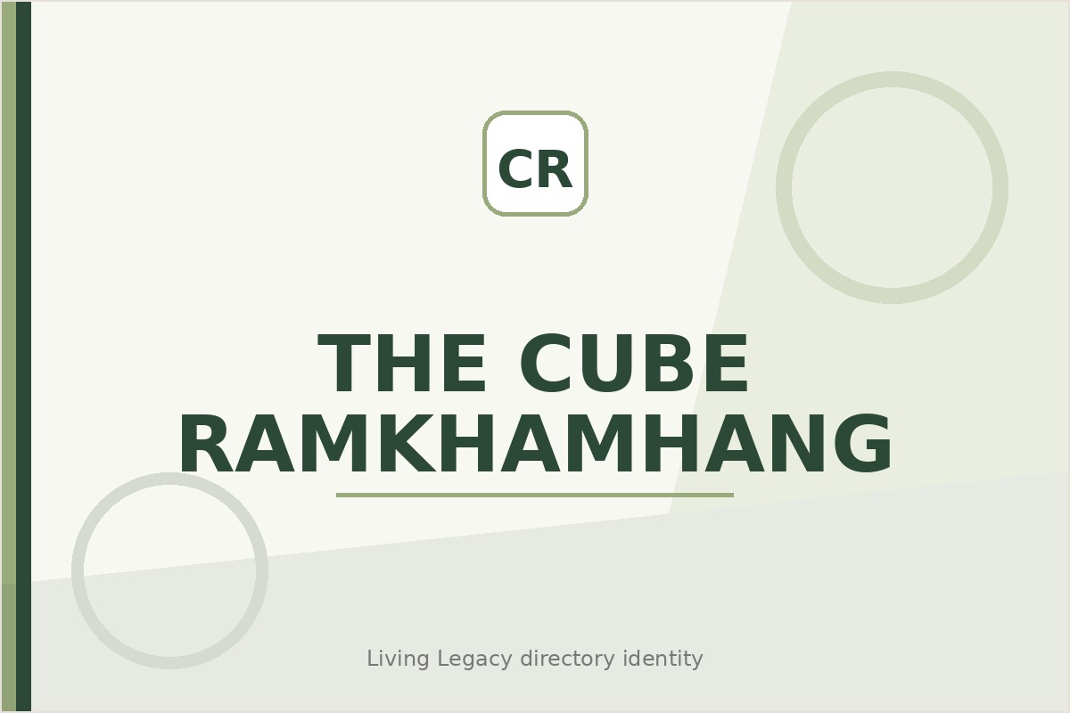 The Cube Ramkhamhang project