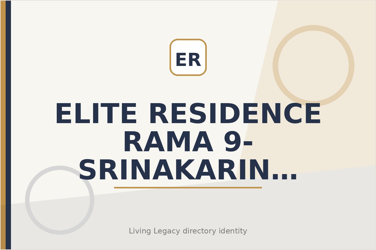 Elite Residence Rama 9- Srinakarin Condominium project