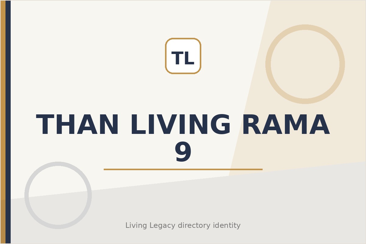 Than Living Rama 9 project