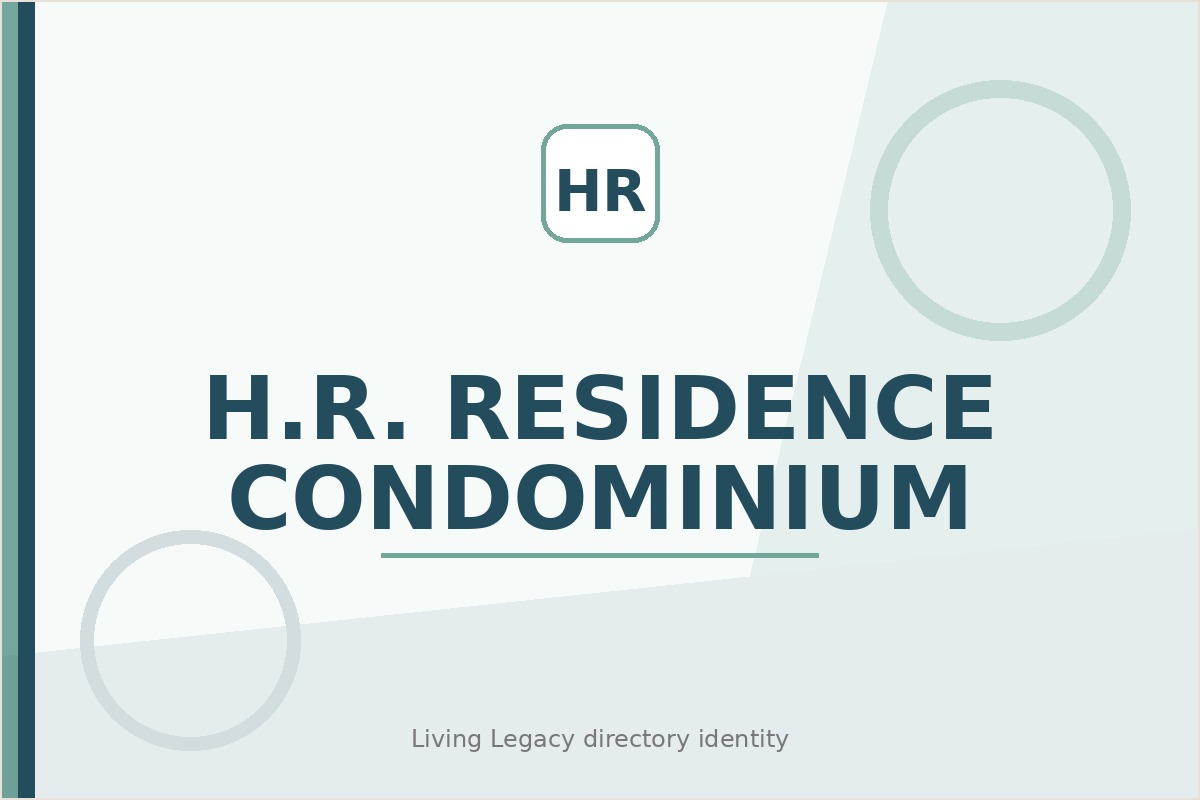 H.R. Residence Condominium project
