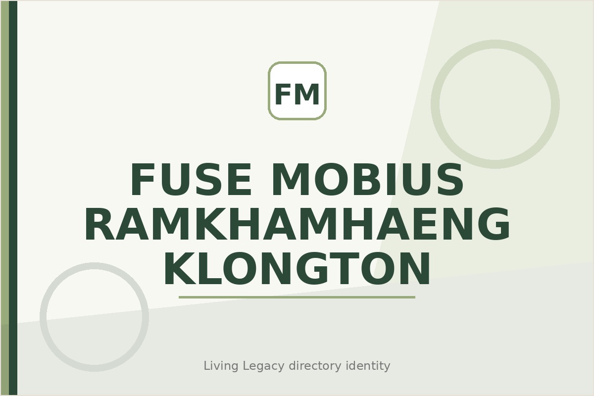 Fuse Mobius Ramkhamhaeng Klongton project