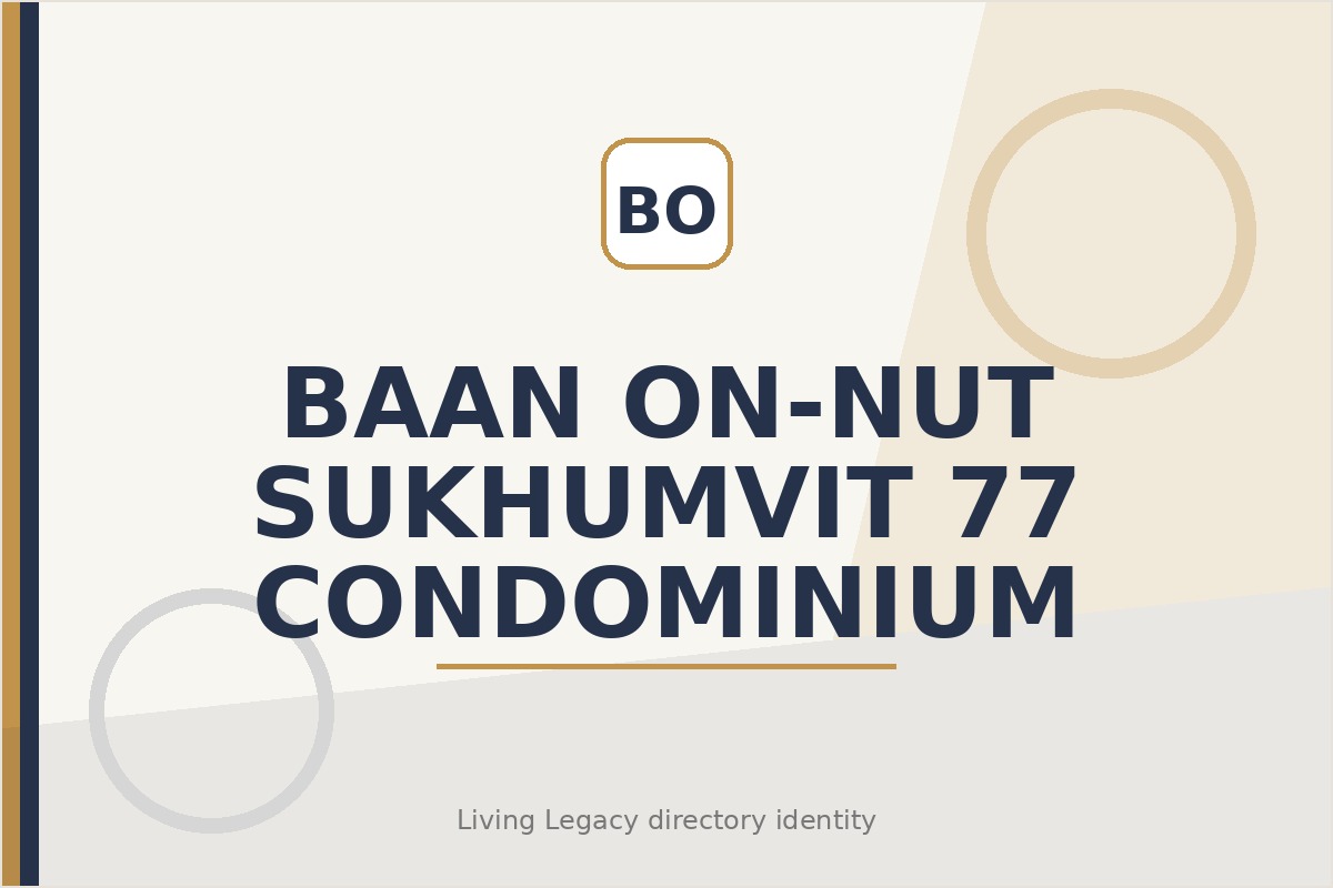 Baan On-nut Sukhumvit 77 Condominium project