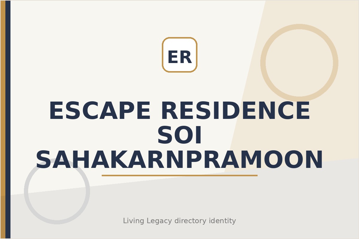 Escape Residence Soi Sahakarnpramoon project