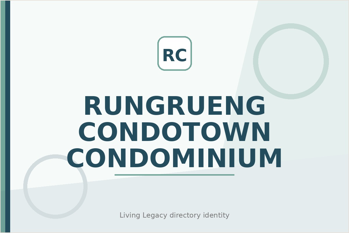 Rungrueng Condotown Condominium project