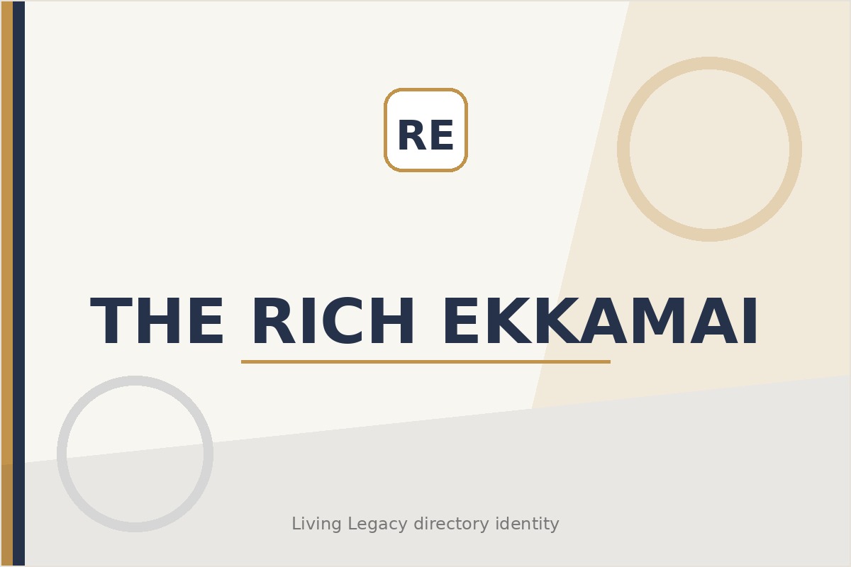 The Rich Ekkamai project