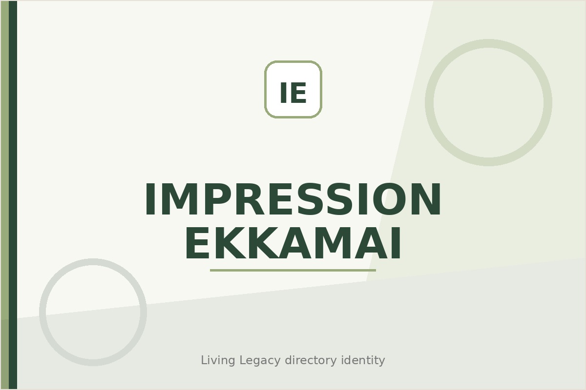 Impression Ekkamai project