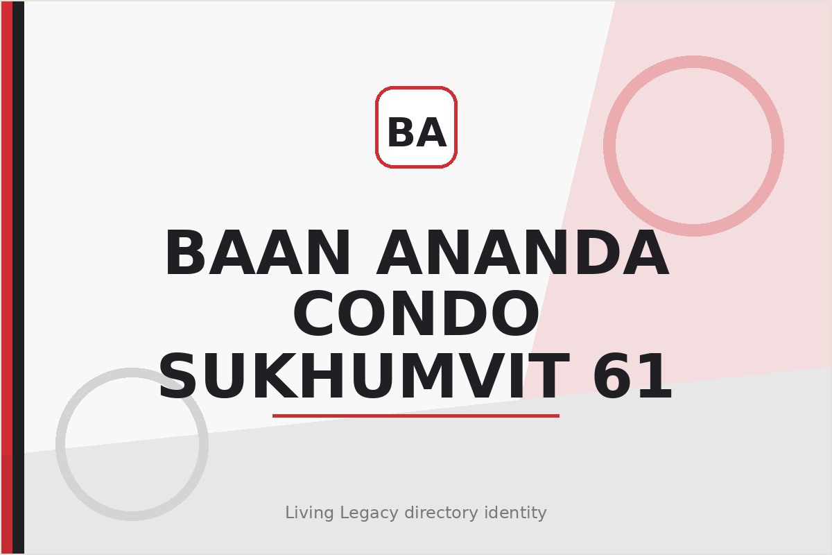 Baan Ananda Condo Sukhumvit 61 project