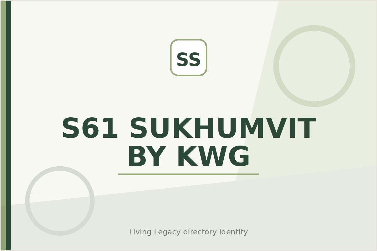 S61 Sukhumvit By Kwg project